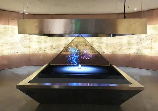 360度3D全息投影透明柜