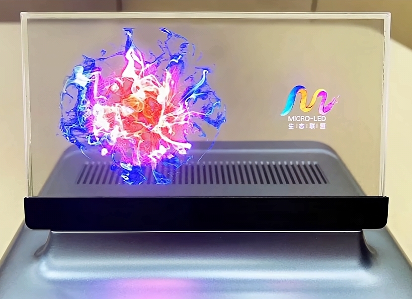 天马7寸透明Micro LED屏