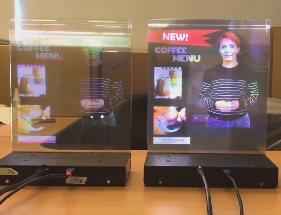 友达20寸透明MicroLED